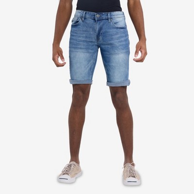 CULTURA Men's Roll Up Denim Shorts