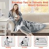 NewHome"Electric Heated Throw Blanket, 10 Heat Settings, Auto Off, Washable Flannel for Home & Office"Grey - 4 of 4