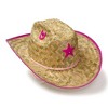 Western Express Kid's Palm Straw Sheriff Hat - 2 of 4