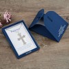 Anna-Kaci Silver Tone Crystal Rhinestone Cross Patonce Fashion Necklace with Message Card Envelope Jewelry Gift - 4 of 4