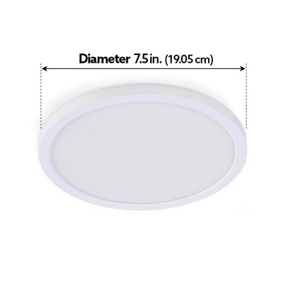 Feit 7.5 Inch White Aluminum LED Retrofit Recessed Lighting