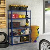 Costway 2 PCS 5 Tier Adjustable Garage Shelving Unit with 2200 lbs Max Load for Warehouse Black/Grey/Blue/Silver - 2 of 4