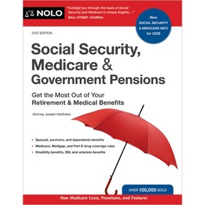 Social Security, Medicare & Government Pensions - 31st Edition by  Joseph Matthews (Paperback) - 1 of 1
