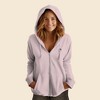Dalix Astronaut Embroidered Fleece Zip Washed Hoodie Cold Fall Winter Women - 2 of 4