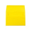 JAM Paper A7 Colored Invitation Envelopes 5.25 x 7.25 Yellow Recycled 96326 - 2 of 2
