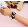 6 Sets Boho Bead Bracelets Multilayered Stackable Stretch Bracelets Multicolor Bohemian Charm for Women and Men - 3 of 4