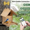 Sandinrayli Smart Bird Feeder with Camera, 1080P HD AI Identify Bird Watching Camera - 4 of 4