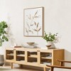 LuxenHome White with Gold Flower Canvas Framed Wall Decor - 4 of 4