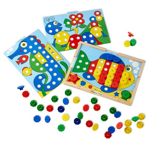 Melissa & Doug Sort And Snap Color Match - Sorting And Patterns Educational  Toy : Target