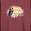 Women's - Disney - There Is Always Hope Lightweight French Terry Wide Neck Long Sleeve Graphic Shirt - 2 of 4