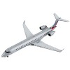 Bombardier CRJ700 Commercial Aircraft "American Airlines" Silver with Striped Tail 1/400 Diecast Model Airplane by GeminiJets - 4 of 4
