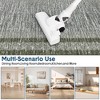 Area Washable Rug - Extra Large Modern Geometric Bordered Non Slip Ultra Soft Thin Foldable Low Pile Non Shedding Faux Wool Mat for Home & Office - 4 of 4
