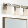 Quorum Lighting 3 - Light Vanity in  Satin Nickel - 4 of 4