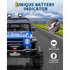 12V Kids Electric Ride-On Truck - Battery-Powered Off-Road Car with Parent Remote, Dual Motors, Wheel Suspension, LED Lights, Storage Space - 2 of 4