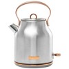 Haden Heritage 4 Slice Wide Slot Stainless Steel Toaster Bundled with 1.7 Liter Stainless Steel Electric Water Kettle, Steel & Copper - 3 of 4