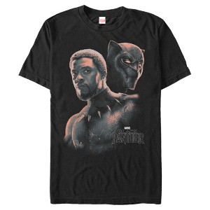 Men's Marvel Black Panther 2018 Unmasked Hero T-Shirt - 1 of 4