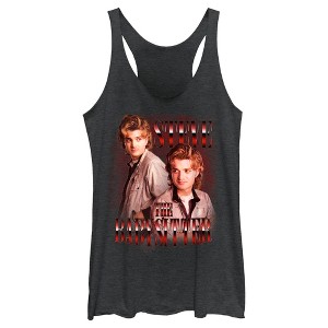 Women's Stranger Things Steve The Babysitter Racerback Tank Top - 1 of 4