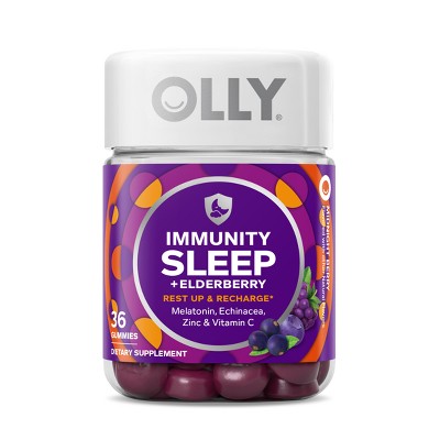 OLLY Immunity Sleep + Elderberry Gummy Supplement - 0.41lb/36ct