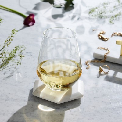 Libbey Signature ClearFire Stemless Wine Glasses Set of 6