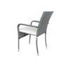 YOOCOZZ 3-Piece Outdoor Patio Wicker Rattan Conversation Set & Seating Set with Table - Grey - 4 of 4