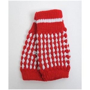 Women's 100% Acrylic Fingerless Winter Gloves Wrist Warmers - 1 of 3