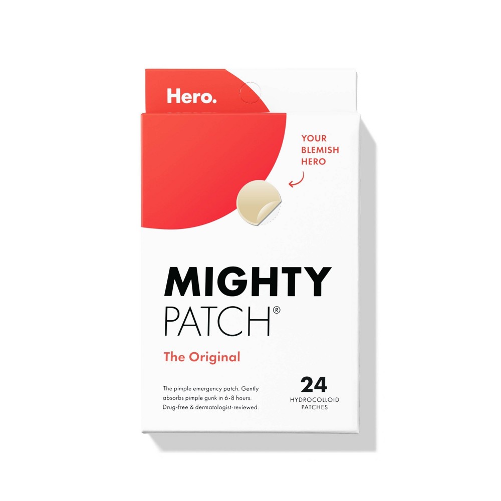 Photos - Cream / Lotion Hero Cosmetics Mighty Patch Original Acne Pimple Patches - 24ct