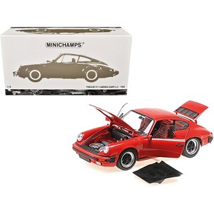 1983 Porsche 911 Carrera Coupe 3.2 Red 1/18 Diecast Model Car by Minichamps. - 1 of 3