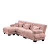 NicBex Couches for Living Room 3-Seater Sofa Cloud Couch Comfy Chenille Upholstered Modular Deep Seat Sofa with 5 Pillows and Ottoman - 3 of 4