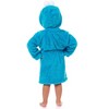 Sesame Street Robe Toddler Cookie Monster Faux Fur Hooded Bathrobe - 2 of 4