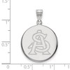 Black Bow Jewelry 10k White Gold Arizona State Sun Devils NCAA Large Pendant - 2 of 3