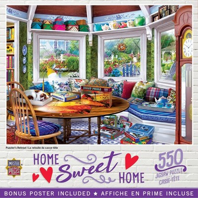 MasterPieces - Home Sweet Home - Puzzler's Retreat 550 Piece Puzzle