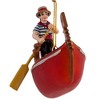 Kurt Adler Noble Gems Glass Ornament for Christmas Tree, Gondola - 3 of 4