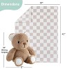 The Peanutshell Gift Set, Teddy Bear Plush Stuffed Animal Toy and Blanket for Boys and Girls - 2 of 4