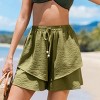 Women's Shibori Beach Shorts: Effortless Chic for Summer Days - Cupshe - 2 of 4