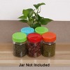 Unique Bargains Plastic Leak-Proof Regular Mason Canning Jars Lids 24 Pcs - 3 of 3