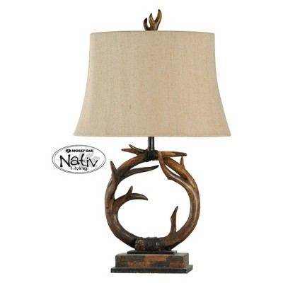 antler table lamp next