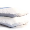 Deny Designs King April Lane Art Block Blue Monogram J Microfiber Printed Pillow Sham - 3 of 3