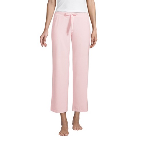 Women's Lands' End Wide Leg Cropped Pajama Pants