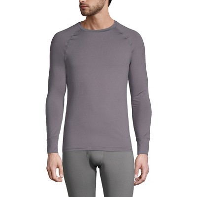 Lands' End Men's Stretch Thermaskin Long Underwear Crew Base Layer