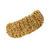 Steeltime Ladies 18k yellow gold plated brass braided bracelet - image 2 of 3