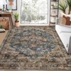 Vintage Area Rug – Washable Low-Pile Carpet, Non-Slip Soft Floor Rug for Living Room, Bedroom & Dining Room - 3 of 4