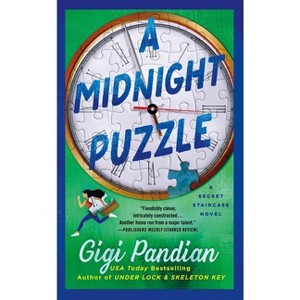 A Midnight Puzzle - (Secret Staircase Mysteries) by  Gigi Pandian (Paperback) - 1 of 1