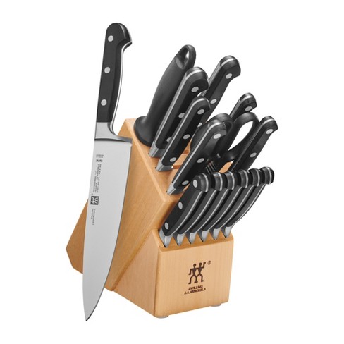 16 Pieces Stainless Steel Knife Block Set