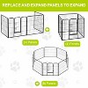 BestMassage Dog Playpen 24/32/40 Inch Heavy Duty Playpen Pen Dog Fence Dog Kennel with Doors Indoor Outdoor Pet Exercise Pen Puppy Playpen - 3 of 4