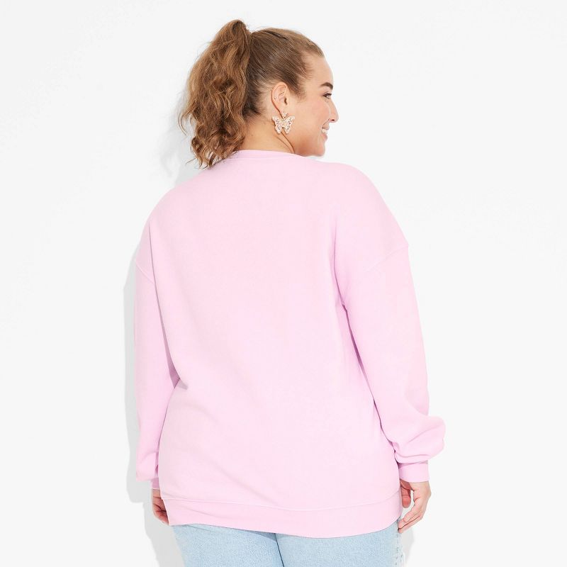 Women's Polly Pocket Graphic Sweatshirt - Pink, 2 of 6