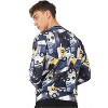Lars Amadeus Men's Geometric Printed Crew Neck Hip Hop Pullover Sweatshirts - 3 of 4