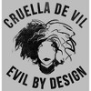 Men's Cruella Evil By Design Sketch T-Shirt - 2 of 4