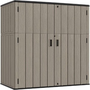 Yardgrace Weather Resistant Multi Size Outdoor Storage Shed - 1 of 4
