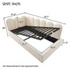 Lycvki Twin Size Velvet Daybed Bed Frame with Storage - 3 of 4