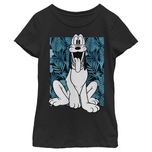 Girl's Disney Pluto Smiles T-Shirt - 1 of 4